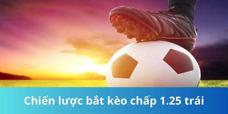 Chiến lược bắt kèo cược chấp 1.25 trái giúp chiến thắng